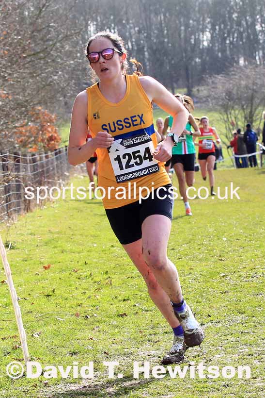Senior Womens 2023 UK CAU Inter Counties Cross Country Champs, Prestwold Hall, Loughborough. Photo: David T. Hewitson/Sports for All Pics